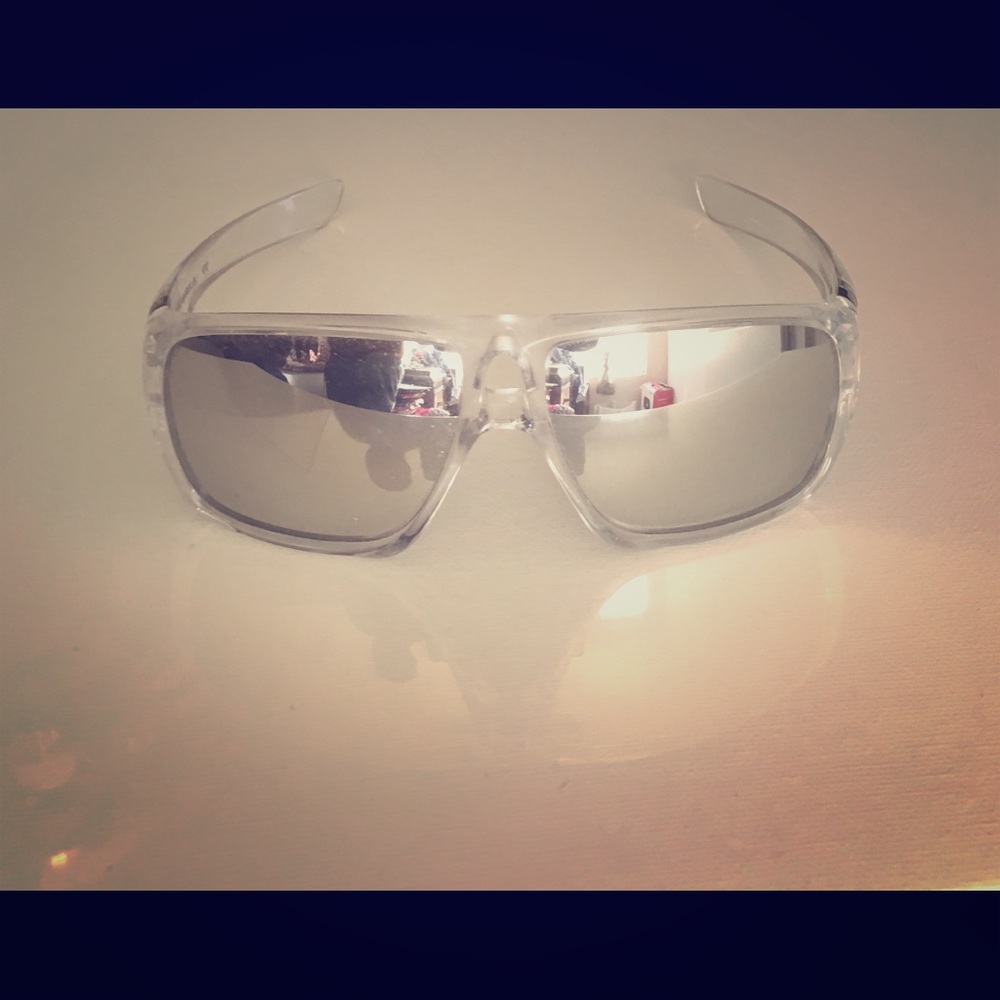 Oakley Dispatch Clear frame Mirror lens